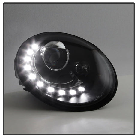 Spyder Volkswagen Beetle 06-10 Projector Headlights DRL LED Black PRO-YD-VB06-DRL-BK 5080929