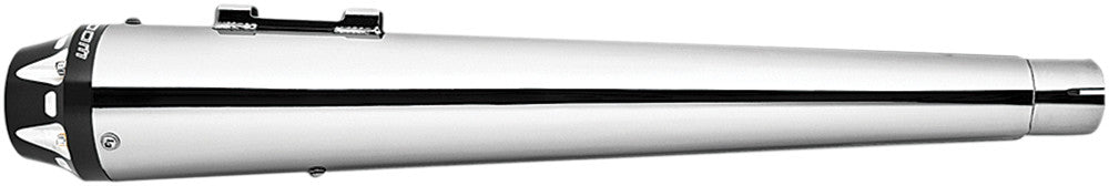 FREEDOM American Outlaw Slip-Ons 4.5" Chrome W/Black Tip Indian IN00050