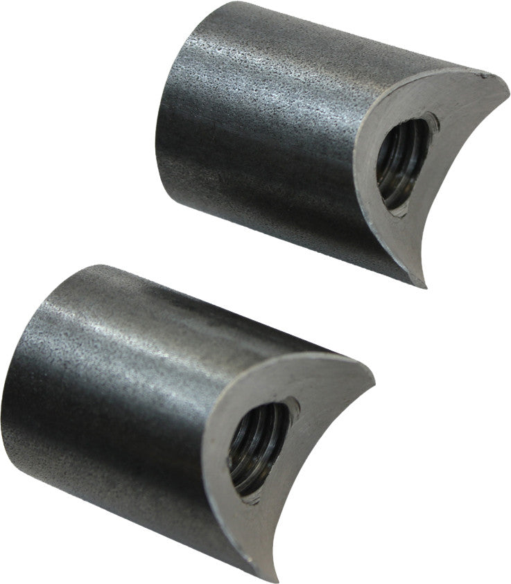 TC BROS Coped Steel Handlebar Riser Bungs 1/2-13 Threaded 2/Pk 104-0073
