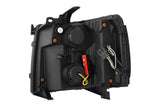 AlphaRex 07-13 Chevy 1500HD(NewBody) NOVA LED Proj Headlight Plank Sty Glos Blk w/Activ Lite/Seq Sig 880208