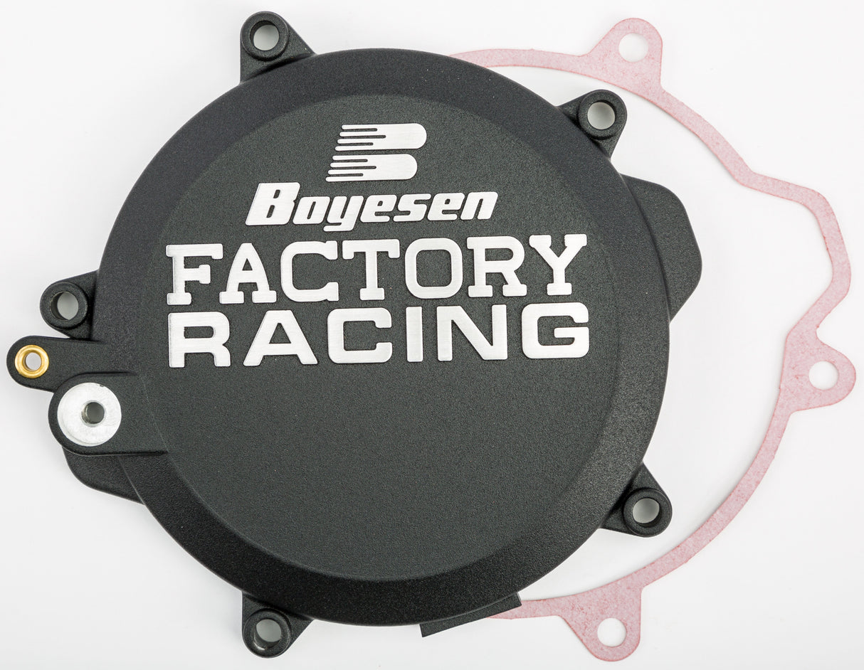 BOYESEN Factory Racing Clutch Cover Husky/Ktm Black CC-46AB