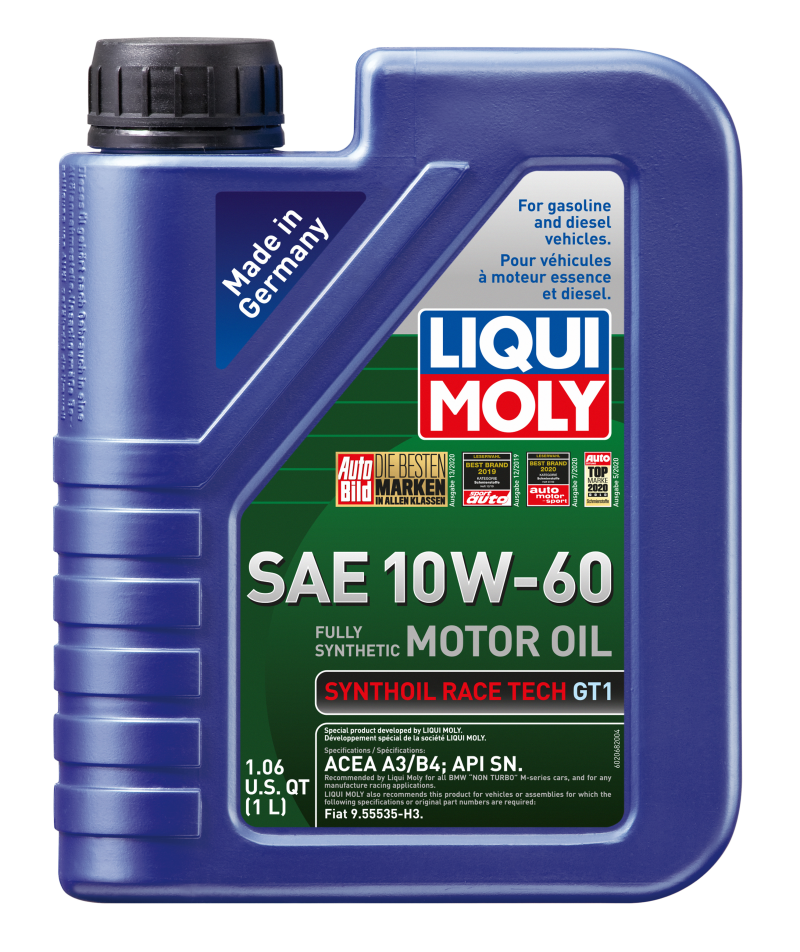 LIQUI MOLY 1L Synthoil Race Tech GT1 Motor Oil SAE 10W60 2068