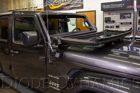 Diode Dynamics 18-21 Jeep JL Wrangler/Gladiator Cowl Mount LED Bracket Kit DD6089