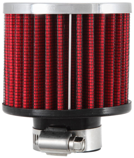 K&N 1.25in Flange ID x 3in OD x 2.5in H Rubber Base Crankcase Vent Filter 62-1390