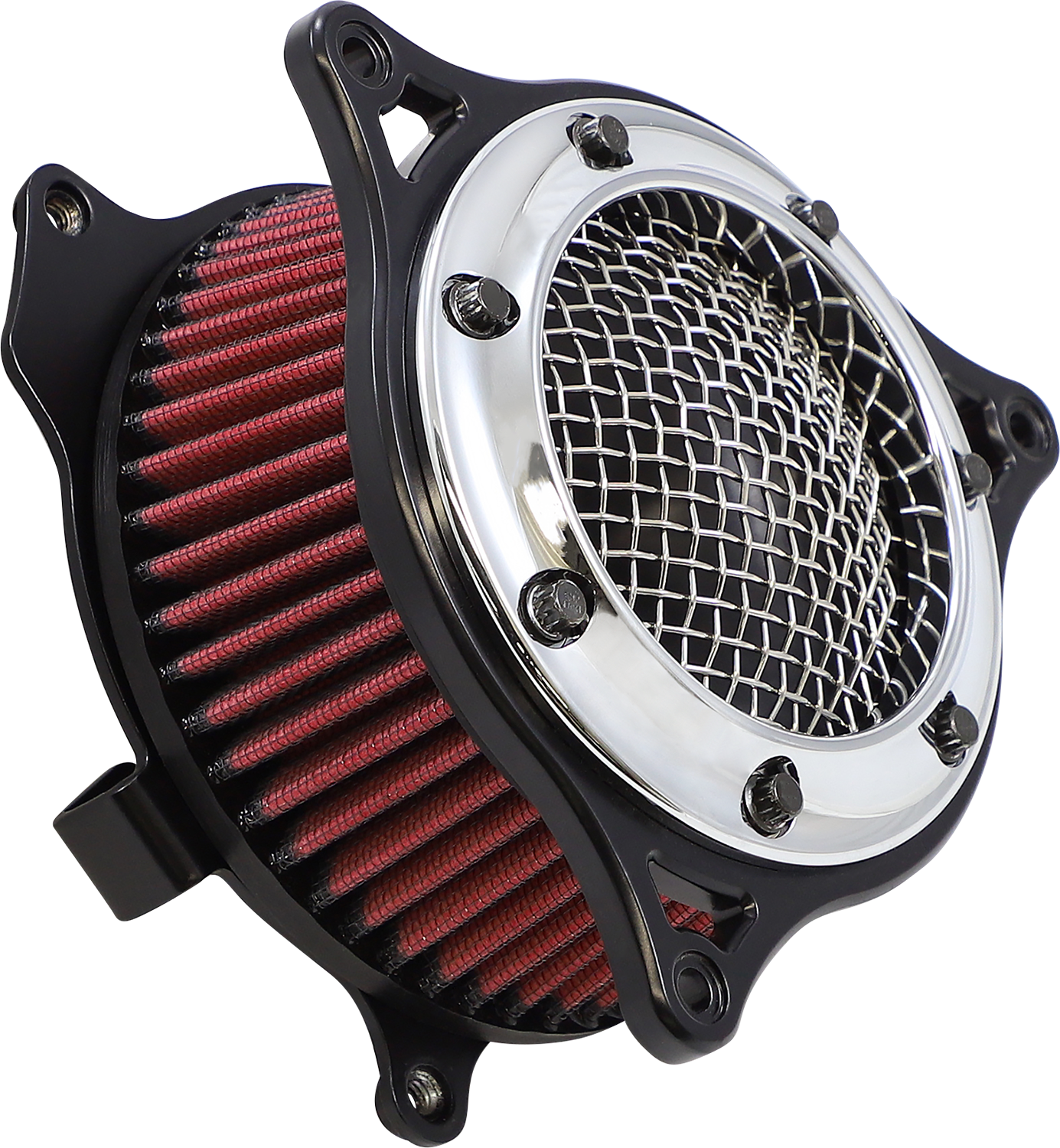 COBRA RPT Air Cleaner - Chrome/Black 606-0103-05CBSB