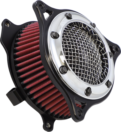 COBRA RPT Air Cleaner - Chrome/Black 606-0103-05CBSB