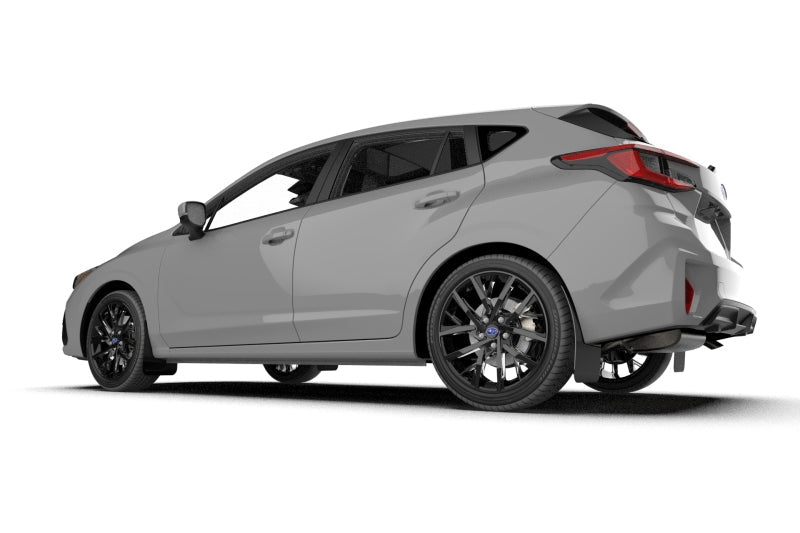 Rally Armor 2024 Subaru Impreza Black UR Mud Flap w/ Grey Logo MF105-UR-BLK-GRY