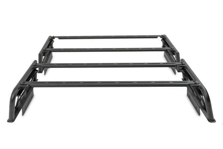 DV8 Offroad 07-23 Toyota Tundra / 09-23 Ford F150 Raptor MTO Series Bed Rack -  2pc Adj. RRUN-03