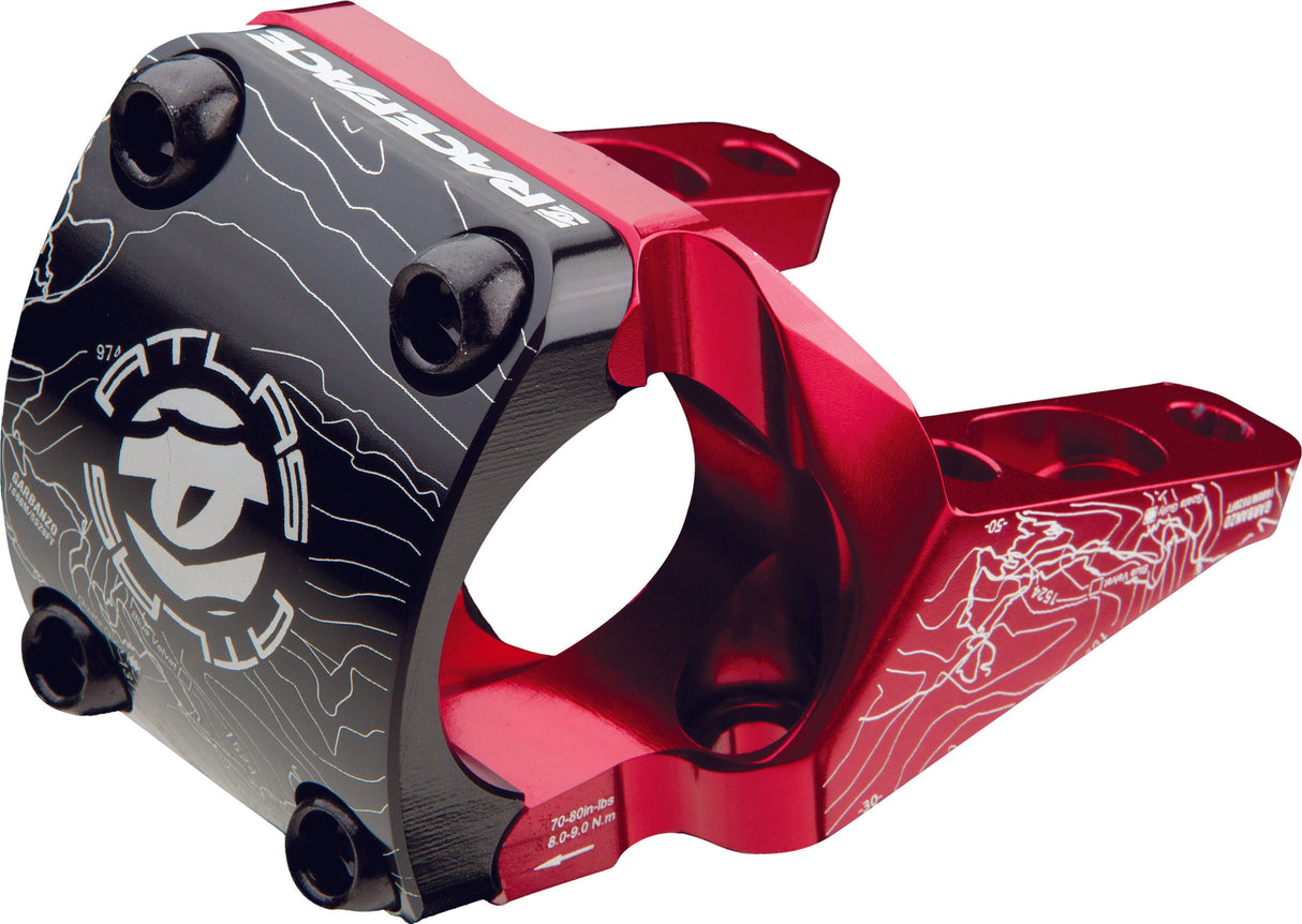 RACE FACE Atlas Dm Stem Red 50mm ST12AD31.830/50RED