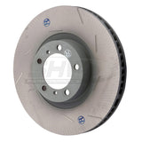 SHW 11-16 Porsche Panamera 4 3.6L w/o Ceramics Right Front Slotted Monobloc Brake Rotor (298615302B) PFR39722