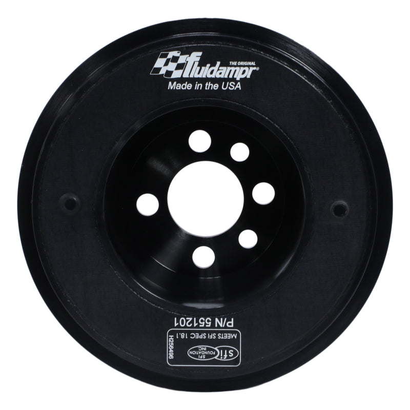 Fluidampr VW 2000-2005 1.8L Turbo Motor (4 bolt hole mounting) Steel Internally Balanced Damper 551201