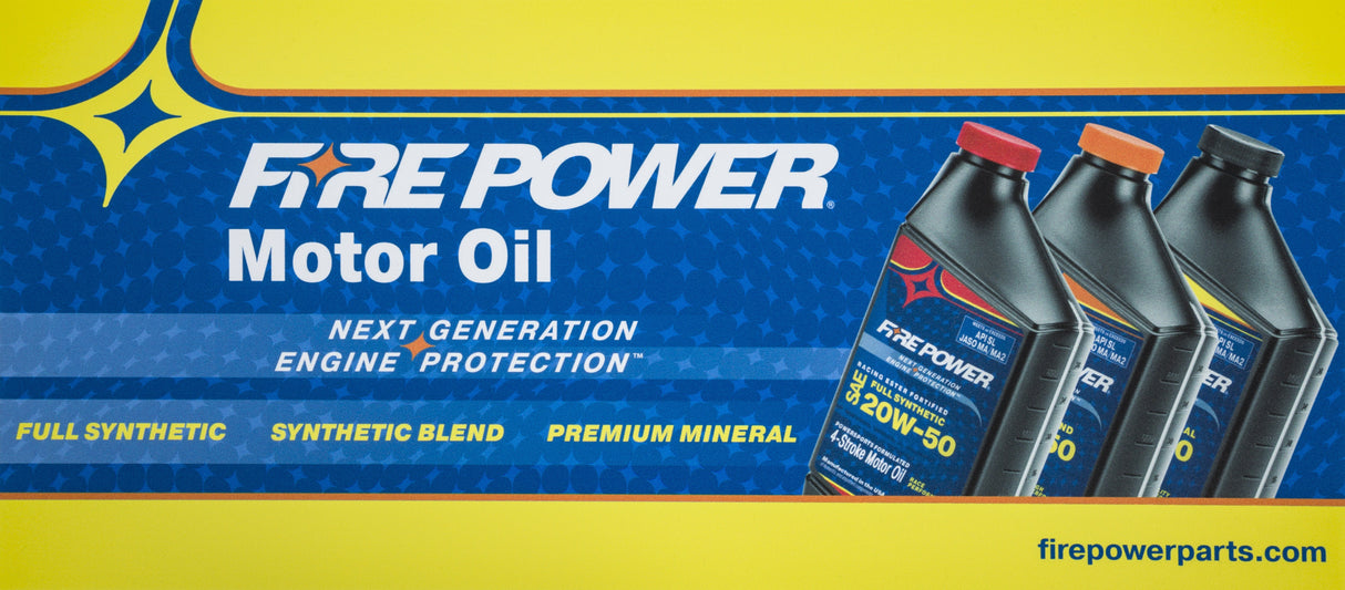 FIRE POWER Oil Display Sign FIRE POWER OIL SIGN