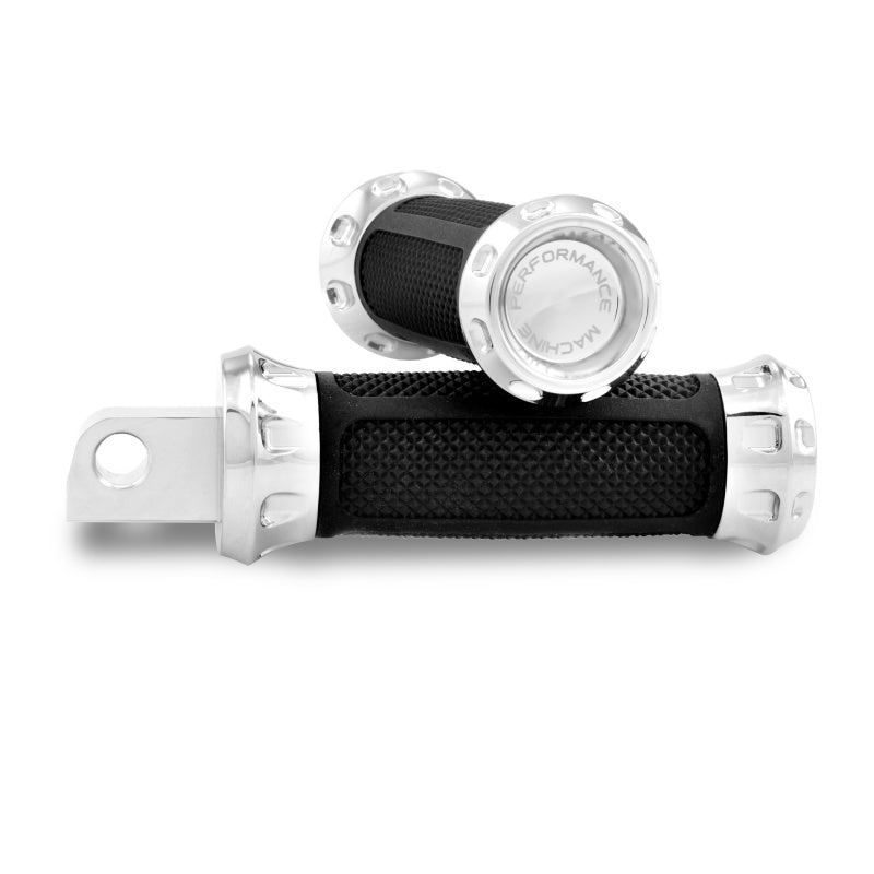 Performance Machine Footpegs Overdrive Rider - Chrome 0035-1243M-CH