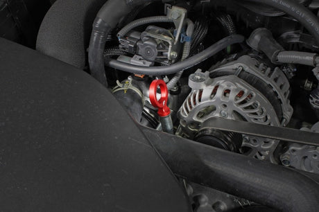 Perrin Subaru Dipstick Handle Round Style - Red PSP-ENG-721RD