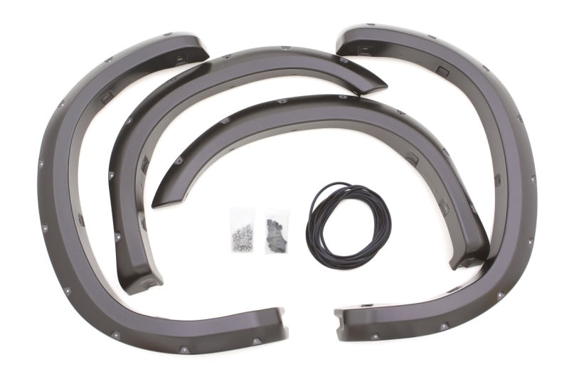 Lund 07-13 Toyota Tundra RX-Rivet Style Smooth Elite Series Fender Flares - Black (4 Pc.) RX602S