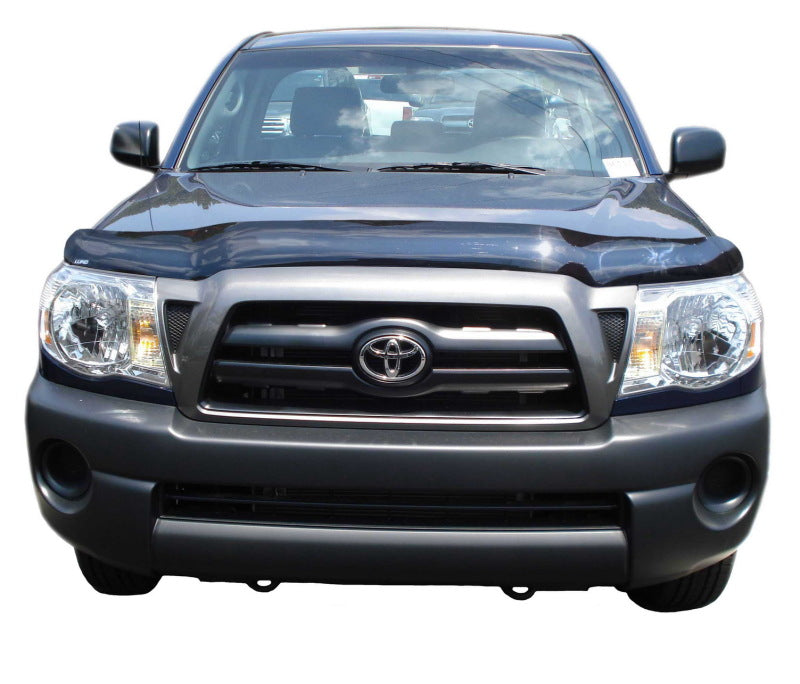 AVS 05-11 Toyota Tacoma High Profile Bugflector II Hood Shield - Smoke 24645