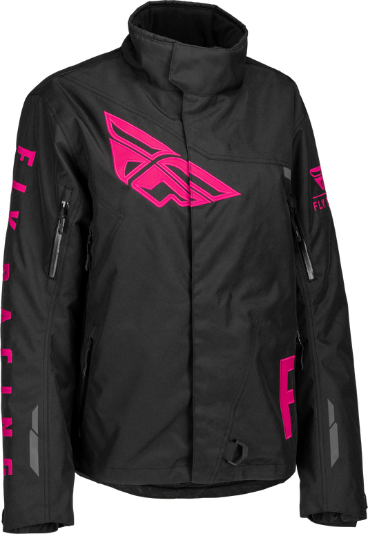 FLY RACING Women's Snx Pro Jacket Black/Pink Lg 470-4512L