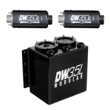 DeatschWerks 3.5L Modular Surge Tank (Incl. 2 DW350iL In-Line Fuel Pump) 6-352-35ST