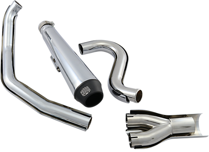 COBRA El Diablo Exhaust - Chrome - '88-'06 Softail 6485