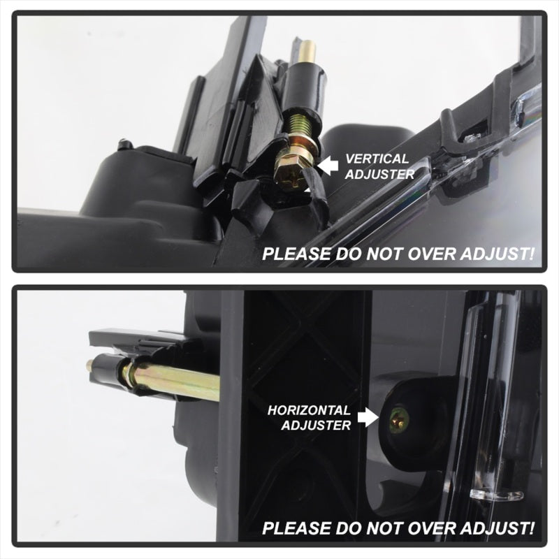 Xtune Dodge Ram 1500 02-05 Amber Crystal Headlights Black HD-JH-DR02-AM-BK 5014313