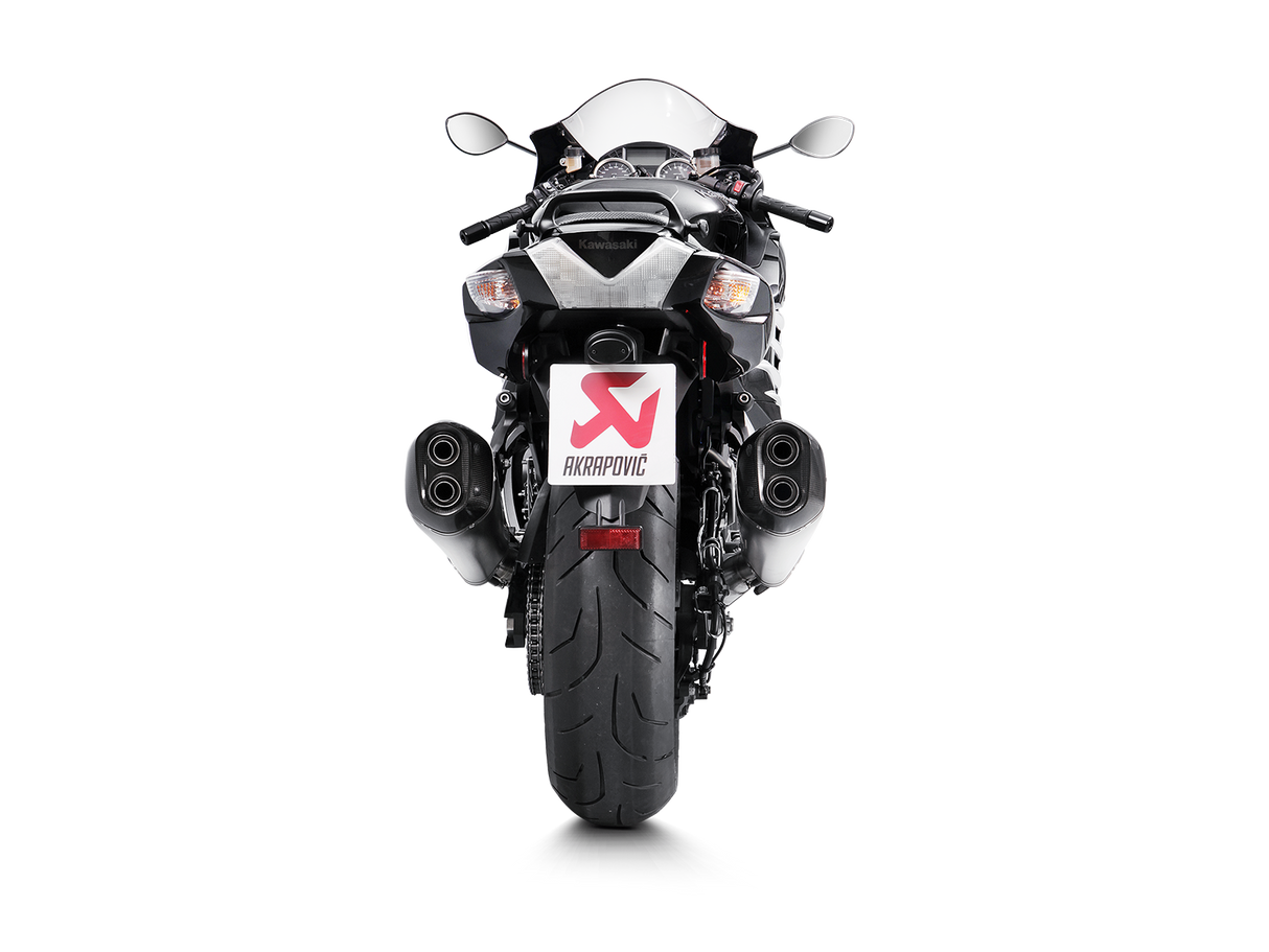 AKRAPOVIC Slip-On Line Muffler Ninja ZX-14R 2012-2024 2025 Tapered S-K14SO6-HZAAT 1811-3069