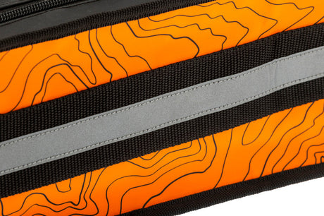 ARB Micro Recovery Bag Orange/Black Topographic Styling PVC Material ARB504A
