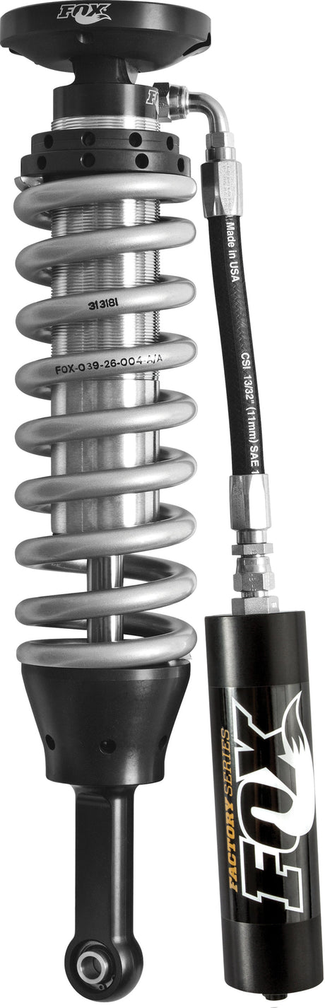 Fox 07+ Tundra 2.5 Factory Series 6.01in. Remote Reservoir Coilover Shock Set - Black/Zinc 880-02-367