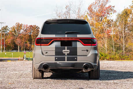 Corsa 21-22 Dodge Durango SRT Hellcat Cat-Back 2.75in Dual Rear Exit Sport 4.5in Black PVD Tips 21195BLK