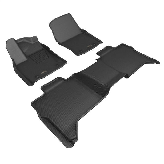 3D MAXpider 2022+ Toyota Tundra Crew Max Kagu 1st & 2nd Row Floor Liner - Black L1TY28801509