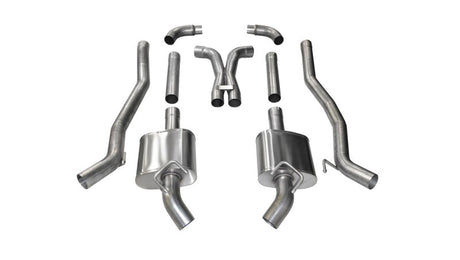 Corsa 10-15 Chevrolet Camaro SS 6.2L V8 Manual Xtreme 3in Cat-Back (No Tips Uses Factory Bezels) 14976