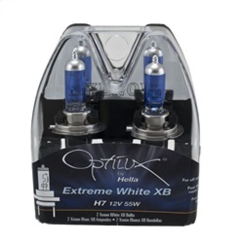 Hella Optilux 12V/55W H7 Extreme Blue Bulb (Pair) LAH71071362