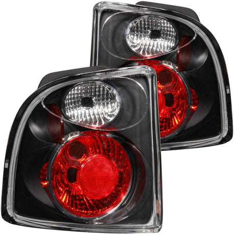 ANZO 2000-2005 Toyota Celica Taillights Black 221106