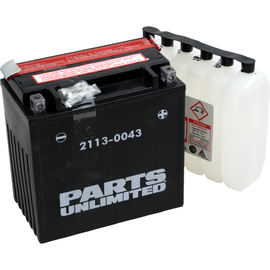 Parts Unlimited Agm Battery - Ytx16clb-Bs 1.05 L Ctx16cl-Bbs