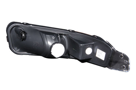 ANZO 2005-2009 Ford Mustang Euro Parking Lights Black w/ Amber Reflector 511002