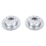 Power Stop 11-21 GMC Sierra 3500 HD Front Drilled & Slotted Rotor - Pair AR82153XPR