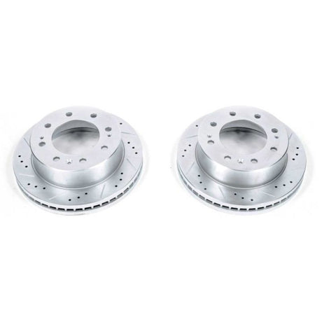 Power Stop 11-21 GMC Sierra 3500 HD Front Drilled & Slotted Rotor - Pair AR82153XPR