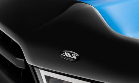 AVS 15-18 Ford F-150 Aeroskin Low Profile Acrylic Hood Shield - Smoke 322096