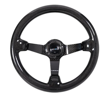 NRG Forged Carbon Fiber Steering Wheel (350mm / 3in. Deep) ST-036FC