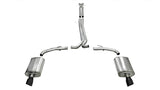 Corsa 10-13 Ford Taurus SHO 3.5L V6 Turbo Sport Cat-Back Exhaust w/ Dual 4in Black Tips 14315BLK