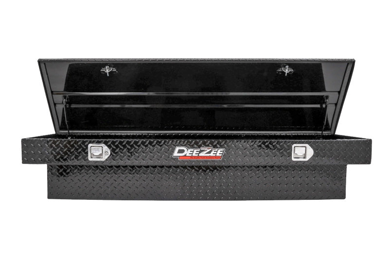 Deezee Universal Tool Box - Red Crossover - Single Lid Black BT Full Size DZ 8170B
