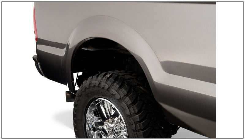Bushwacker 99-10 Ford F-250 Super Duty Styleside Extend-A-Fender Style Flares 2pc - Black 20076-02