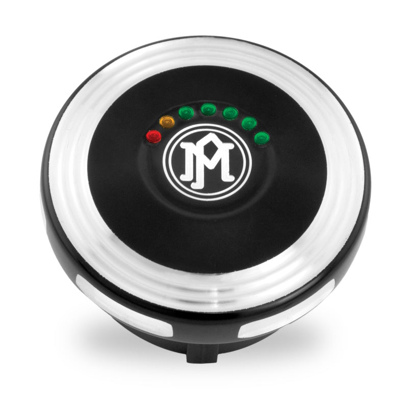 Performance Machine  Led Fuel Gauge Merc - Contrast Cut 0210-2025MRC-BM