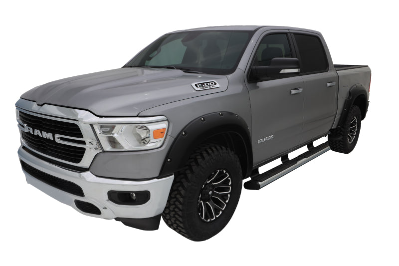Bushwacker 19-22 Ram 1500 (Excl. Rebel/TRX) 76.3 & 67.4in Bed Pocket Style Flares 4pc Set - Black 50924-02
