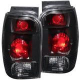 ANZO 1998-2001 Ford Explorer Taillights Black 211084