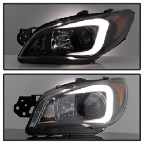 Spyder Subaru WRX 2006-2007 Projector Headlights - Halogen Only - Black PRO-YD-SWRX06-LBDRL-BK 5083920