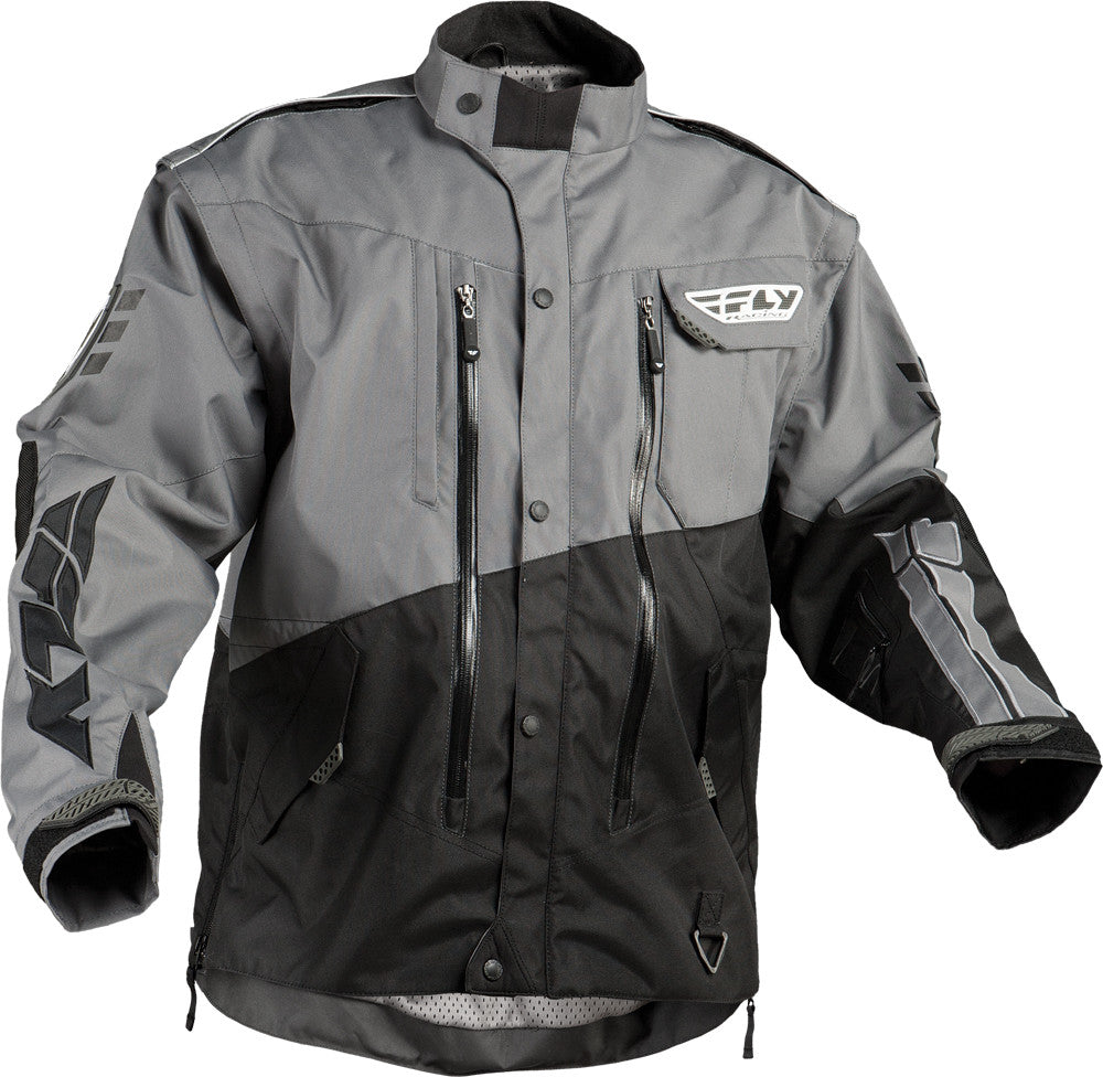 FLY RACING Patrol Jacket Grey/Black 2x 366-6802X