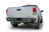 DV8 Offroad 07-13 Toyota Tundra Rear Bumper Winch Ready - Black Powdercoat RBTT2-02