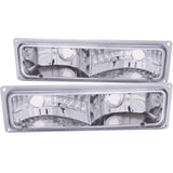 ANZO 1988-1998 Chevrolet C1500 Euro Parking Lights Chrome 511032