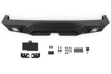 DV8 Offroad 2018 Jeep Wrangler JL MTO Series Rear Bumper w/ Optional Tire Carrier RBJL-13