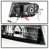 Spyder Jeep Grand Cherokee 99-04 Projector Headlights LED Halo LED Black Smoke PRO-YD-JGC99-HL-BSM 5078568